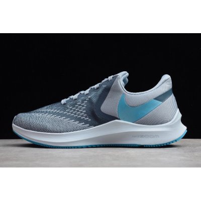 Nike Erkek Air Zoom Winflo 6 Obsidian / Mavi Koşu Ayakkabısı Türkiye - SPD3D2LY